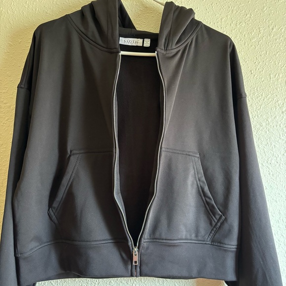 Cloth by Design Black Zip-Up Hoodie - Picture 3 of 7